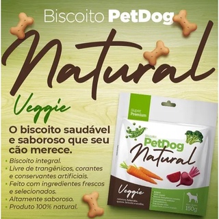 Biscoito PetDog Crock Natural Veggie 150 g