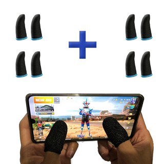 Kit 4 pares - Luva De Dedo Gamer Free Fire Pubg - luvinha de dedo - luva para celular - luva gamer