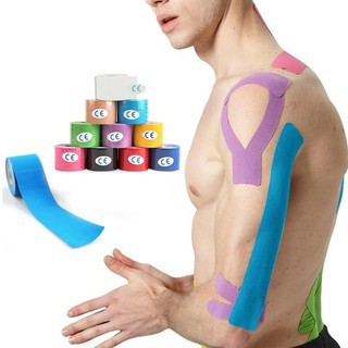 Bandagem Elástica 5cm X 5m - Fita Kinesio Tape Ortopedia Fisioterapia kinesiology tape