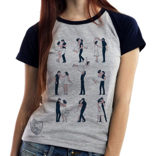 Camiseta Baby Look Blusa Feminina Dirty Dancing passos t-shirt