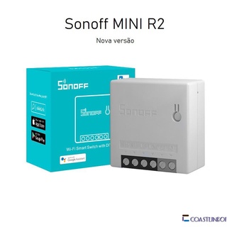 Sonoff Mini R2 Smart Switch Small Body Remote Control WiFi Switch Support An External Switch Sonoff MINI -coastline