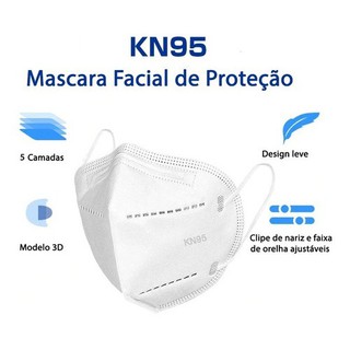 Mascara KN95 N95 FFP2 Mascara Respiratória Proteção Respiratória KN95 N95 FFP2