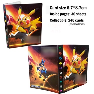 Coleção Pikachu Foto Livro Caderno De Lbum De Fotos Pokemon Cartão 240pcs Disponíveis-Sonho-Voar (6)