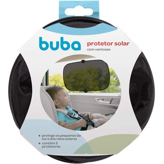 2 Protetores Solar Carro Infantil Bebe Proteção Ventosa Buba