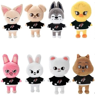 Skzoo Plush Toys Stray Kids 20cm Cartoon Stuffed Animal Plushies Doll Bbokari Leebit Wolf Chan Puppym Kids Adults Fans Gift