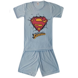 Pijama Infantil Menino Verão Heróis (1)