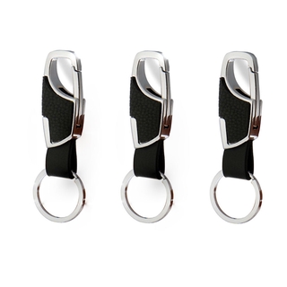 [1 / 3pcs] Porta-chaves masculino com cintura pendente (3)