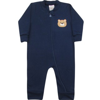 Macacão Bebê Inverno Longo Suedini roupas para bebê Menino ou Menina