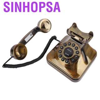 Sinshop Telefone Com Fio Antigo Retrô Vintage Para Mesa / Casa / Telefone / Telefone / Número (9)