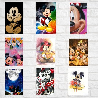 Placas Decorativas Infantil Mickey Minnie Quadros Decorativos