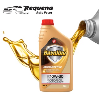 Oleo lubrificante motor Texaco Havoline 10w30 semissintético API SN - 1 Litro