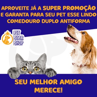 Comedouro Duplo Anti Formiga Pet Bebedouro Sup. Garrafa Super Promoção (8)