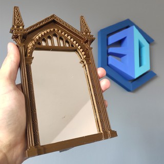 Miniatura Colecionável 3D do espelho de Erised Ojesed de Harry Potter