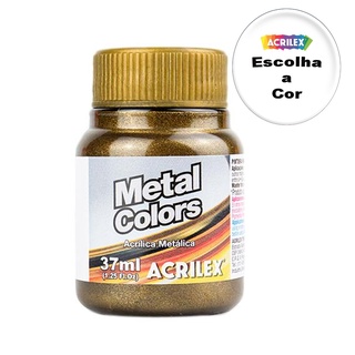 Tinta Acrílica Metal Colors 37ml - Escolha a cor - Acrilex