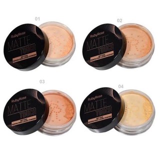 Pó facial Solto Loose Powder Matte Touch Ruby Rose HB7221/HB7222