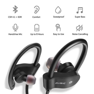 Mini Fone De Ouvido Sem Fio 4.2 Bluetooth Estéreo De Corrida Universal Com Gancho De Orelha HIFI (4)