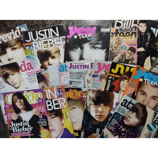 Revista Justin Bieber, One Direction, Lua Blanco - Capricho, Atrevida, Atrevidinha, Billboard, Yes Teen, Todateen - Com E Sem Poster (1)