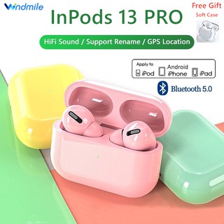 inPods 13 pro Macaron Fone De Ouvido Bluetooth 5.0 i13 Fones Sem Fio Inteligente Toque Air Earbud
