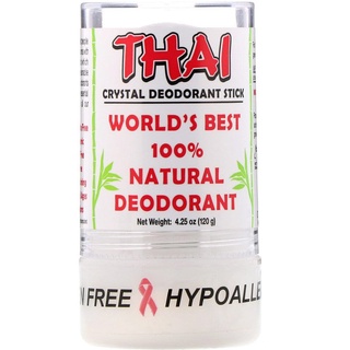 Thai Crystal Desodorante Pedra Mineral - Thai Deodorant Stone 120g