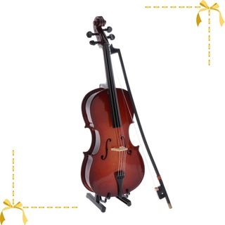 Brbaoblaze2 Brinquedo Miniatura De Bonecos De Casa De Bonecas / Instrumento Musical Cello - Escala 1 / 6