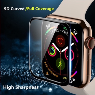 Protetor De Tela De Vidro Flexível Para Apple watch 7 6 5 4 se 41mm 45mm 44mm 40mm iWatch series 7 42mm 38mm Apple watch Protetor De Tela