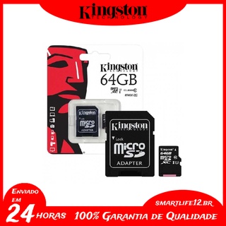 Kingston Cartão De Memória HD 64GB 128GB 256GB 512GB Micro Sd SDHC SDXC