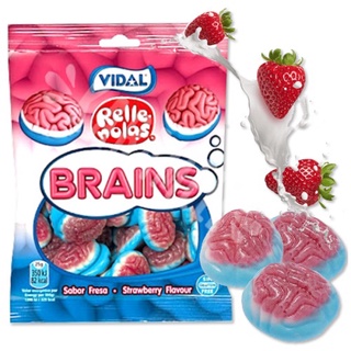 Balas Rellenolas Brains Fresa Strawberry - Vidal - Espanha