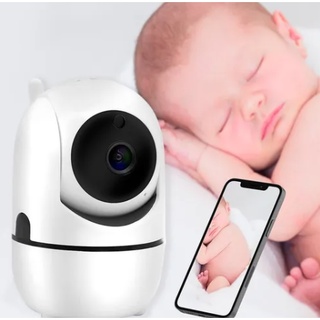 Camera Ip Wifi Giratória Estilo Babá Eletrônica Com Visão Noturna e Alerta De Movimento Para Bebê, Animal De Estimação, Idoso