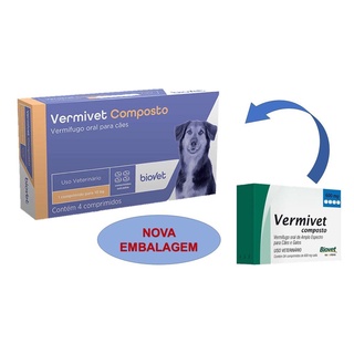 Vermivet Composto 600mg - 4 Comprimidos (1)