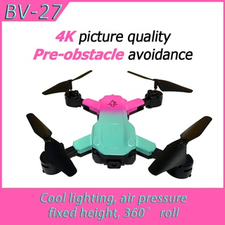 bv 27 max Mini Drone RC Helicóptero Quadcopter Com Câmera 4K HD WIFI Fpvwe Ângulo Dobrável Brinquedo