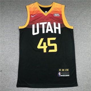 Camisa Mitchell # 45 Colete Nba Utah Jazz Basquete Bordado