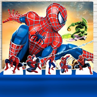 Festa Aniversário Infantil Homem Aranha Spider Man Decoração Kit Prata