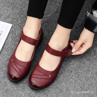 Women's shoes, non-slip leather cloth, soft sole/mother shoes (1)