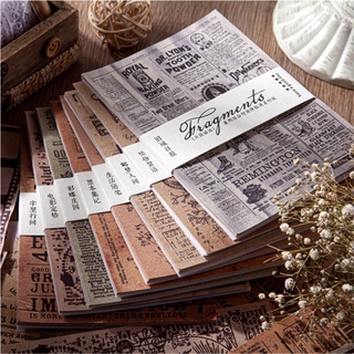 Journamm 30pcs/pack Vintage style Material Paper for Scrapbooking Junk Journal Stationery School Supplies DIY Decoration