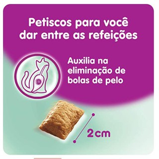 Whiskas Petisco Anti Bola De Pelo OU Salmão OU Pelo Saudavel 40gr Pet (3)