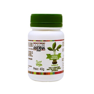Adoçante Natutal Stevia 40g - Color Andina