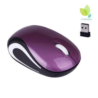 < Mouse > Mini Mouse Sem Fio Óptico Usb 3 Teclas 800 / 1200dpi Para Notebook Pc (9)