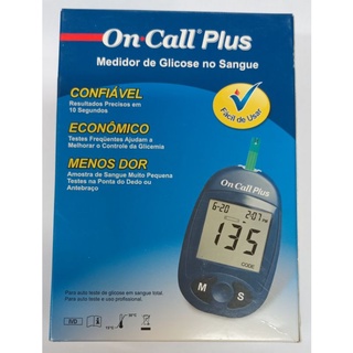 Medidor de glicose no sangue - On call Plus