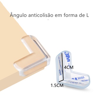 2 peças Protetor de Silicone Para Quina de Mesa/Ângulo anticolisão infantil /Protetor Quina de Mesa 1unidades em Silicone com Adesivo Clink (7)