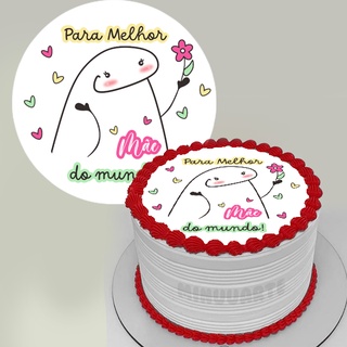Papel de arroz para bolos e tortas Dia das mães Flork