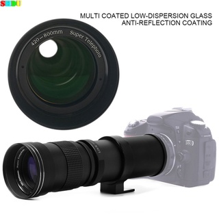 Lente De Zoom Telefoto Para Canon Nikon Sony DSLR/Câmeras SLR 420-800mm F/8.3-16 (1)