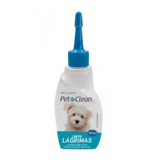 Loção Limpa Olhos Limpa Lágrimas Remove As Manchas Dos Pelos de Cachorro e Gatos Limpa Olhos 100ml Pet Clean (para Limpeza de Lágrima Ácida) (2)