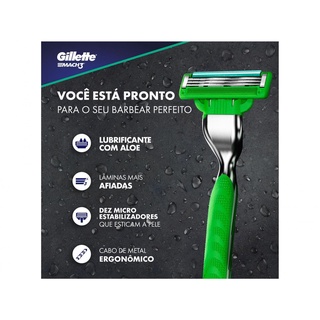 Gillette Mach3 Carga para Aparelho de Barbear Sensitive/Regular Leve 8 Pague 6 (5)