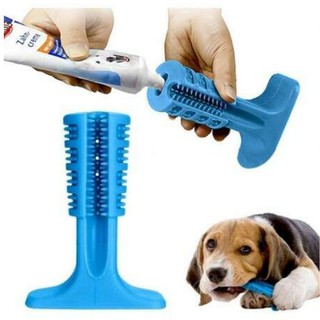 Mordedor Escova De Dente pode usar com creme dental Cachorro Pet Cães Macio Limpeza - Pet Shop (1)