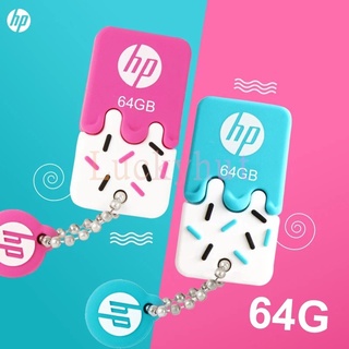 HP 64GB 32GB USB Flash Drive Cute Pendrive 2.0 Blue Pink (1)