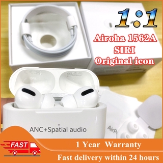 Fone de Ouvido Airoha 1562A ANC Newest AirPods Pro 1:1 Size Premium Copy Wireless Bluetooth Earphones Earbuds TWS with Active Noise Cancellation
