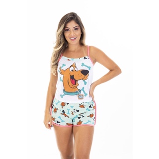 Kit com 2 Baby dolls Short doll Pijama Verão Conjunto Blusa e short Pijama Feminino (2)