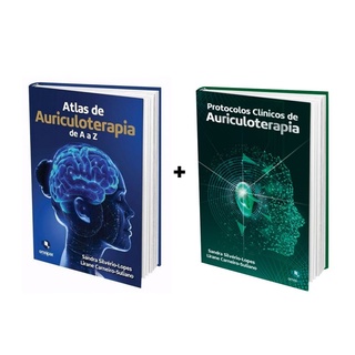 Kit 2 Livros - Atlas E Protocolos De Auriculoterapia