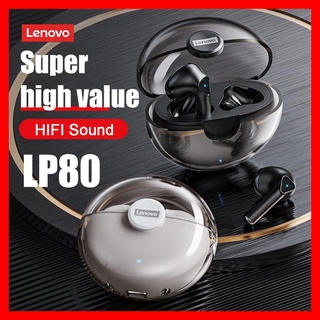 【100% Original】Lenovo LP80 TWS Fone De Ouvido Bluetooth Sem Fio Lenovo LP80 Com Microfone Mini Fone De Ouvido Estéreo 9D