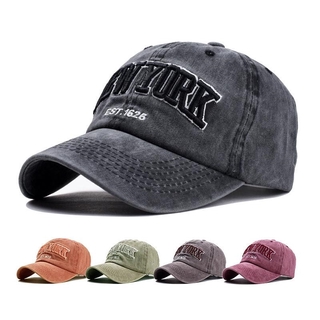 Cotton Baseball Cap Hat for Women Men Vintage Dad Hat NEW YORK Embroidery Letter Outdoor Sports Caps